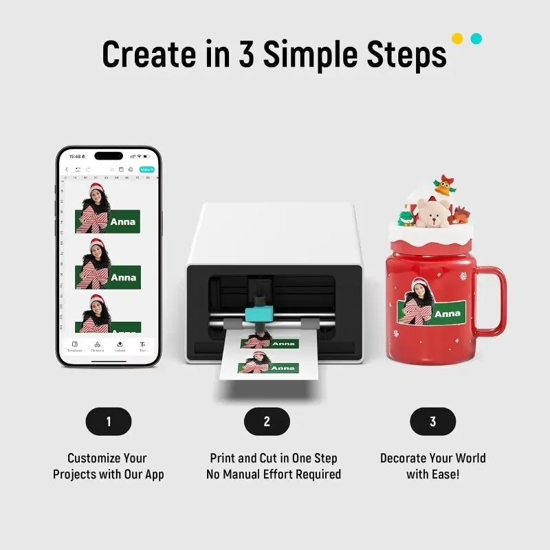 Label Printer - PixCut S1: Универсальный принтер для создания
