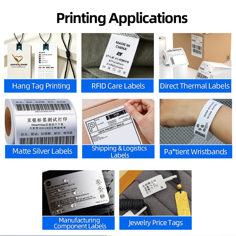 Промышленный RFID-принтер LONV – обзор и цена Barcode Printer