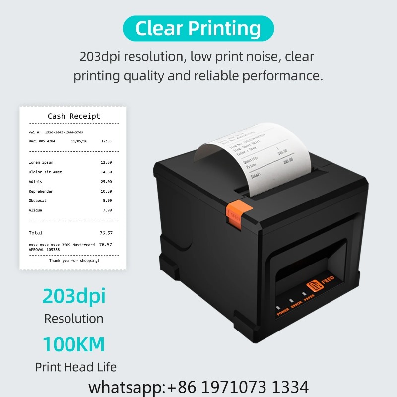 【POS-8360】80-мм USB+LAN принте – обзор и цена Receipt Printer